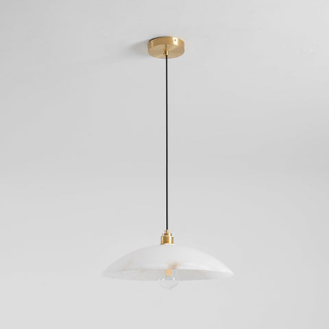 Alabaster Dome Pendant Lamp