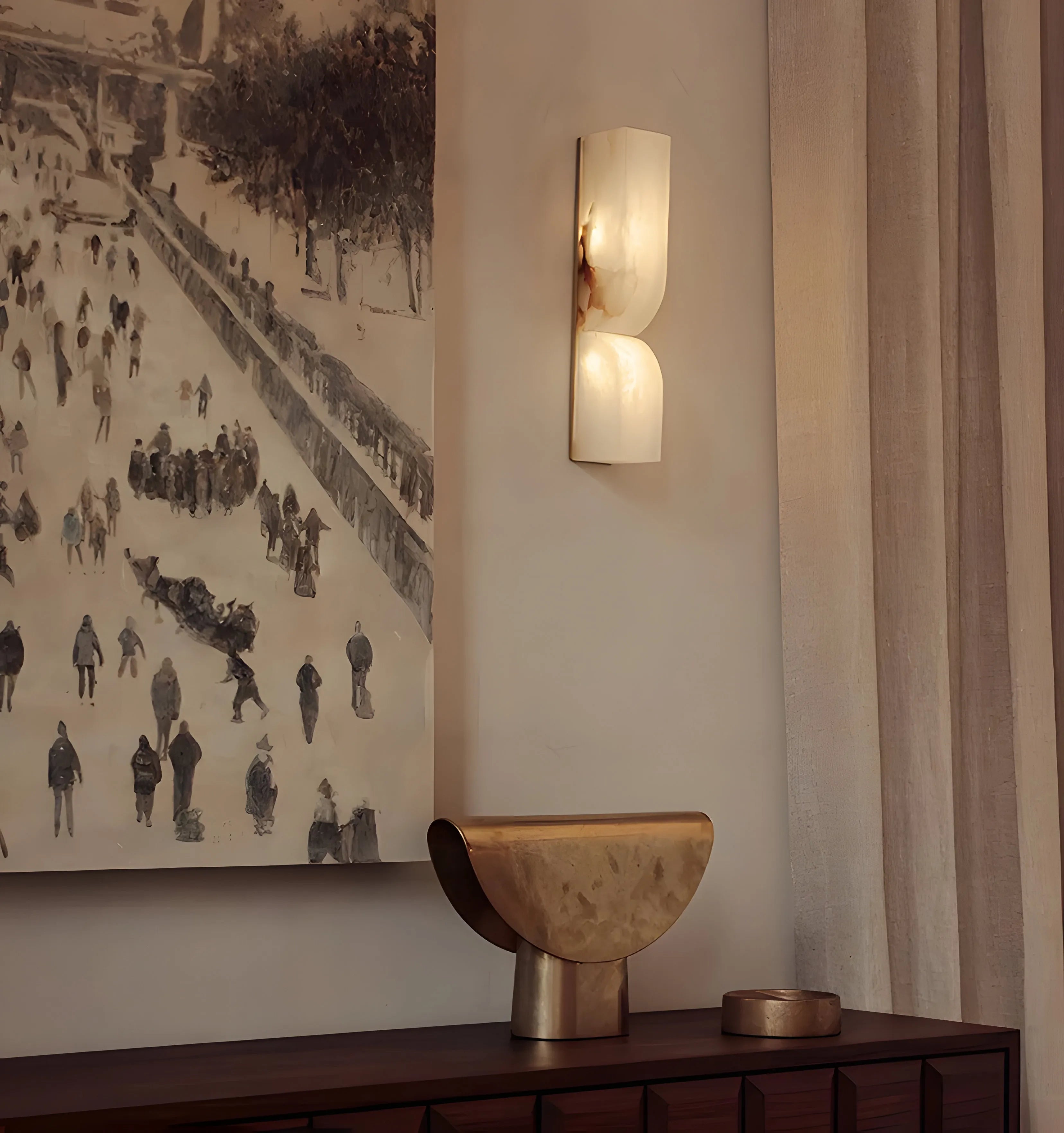 Alabaster Essence Wall Sconce - NexioPick