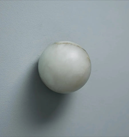 Alabaster Mini Orb Wall Lamp - NexioPick