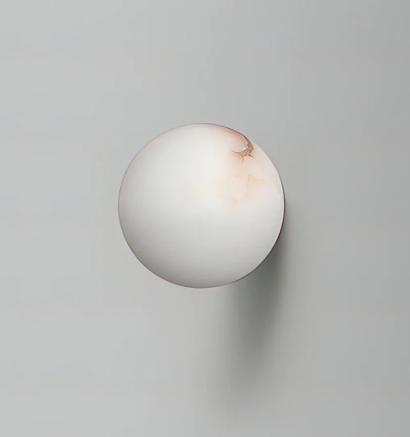 Alabaster Mini Orb Wall Lamp - NexioPick
