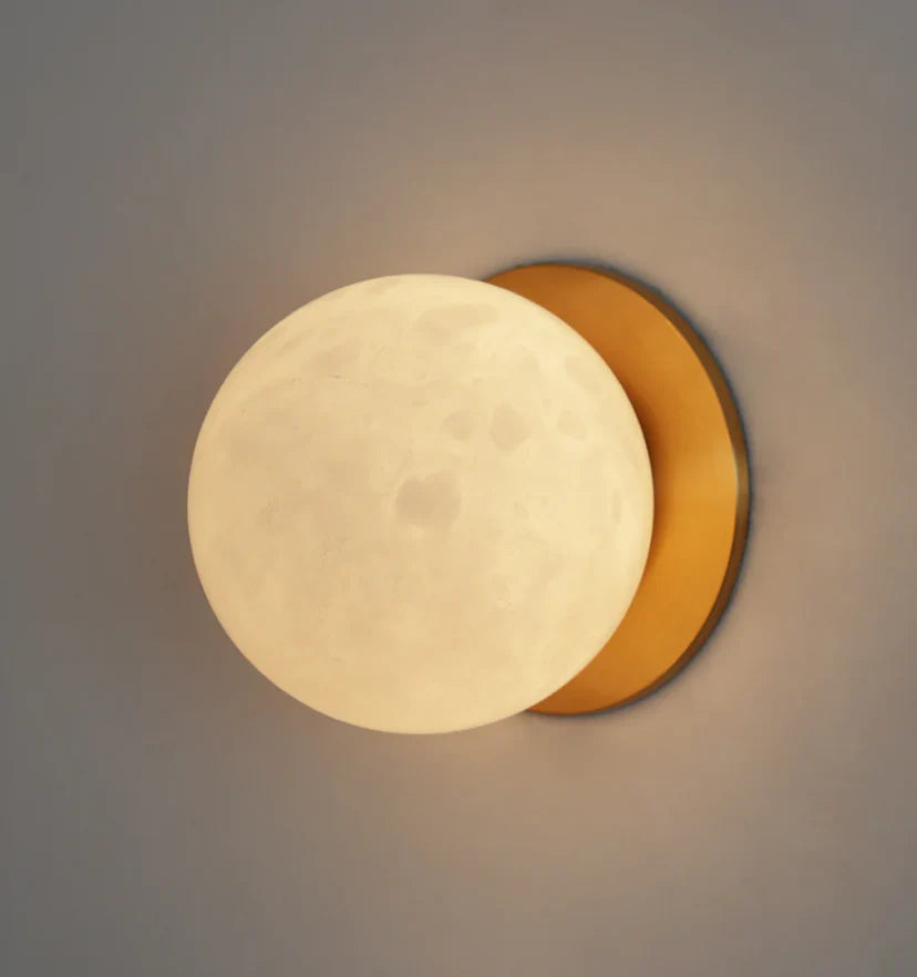 Alabaster Mini Orb Wall Lamp - NexioPick