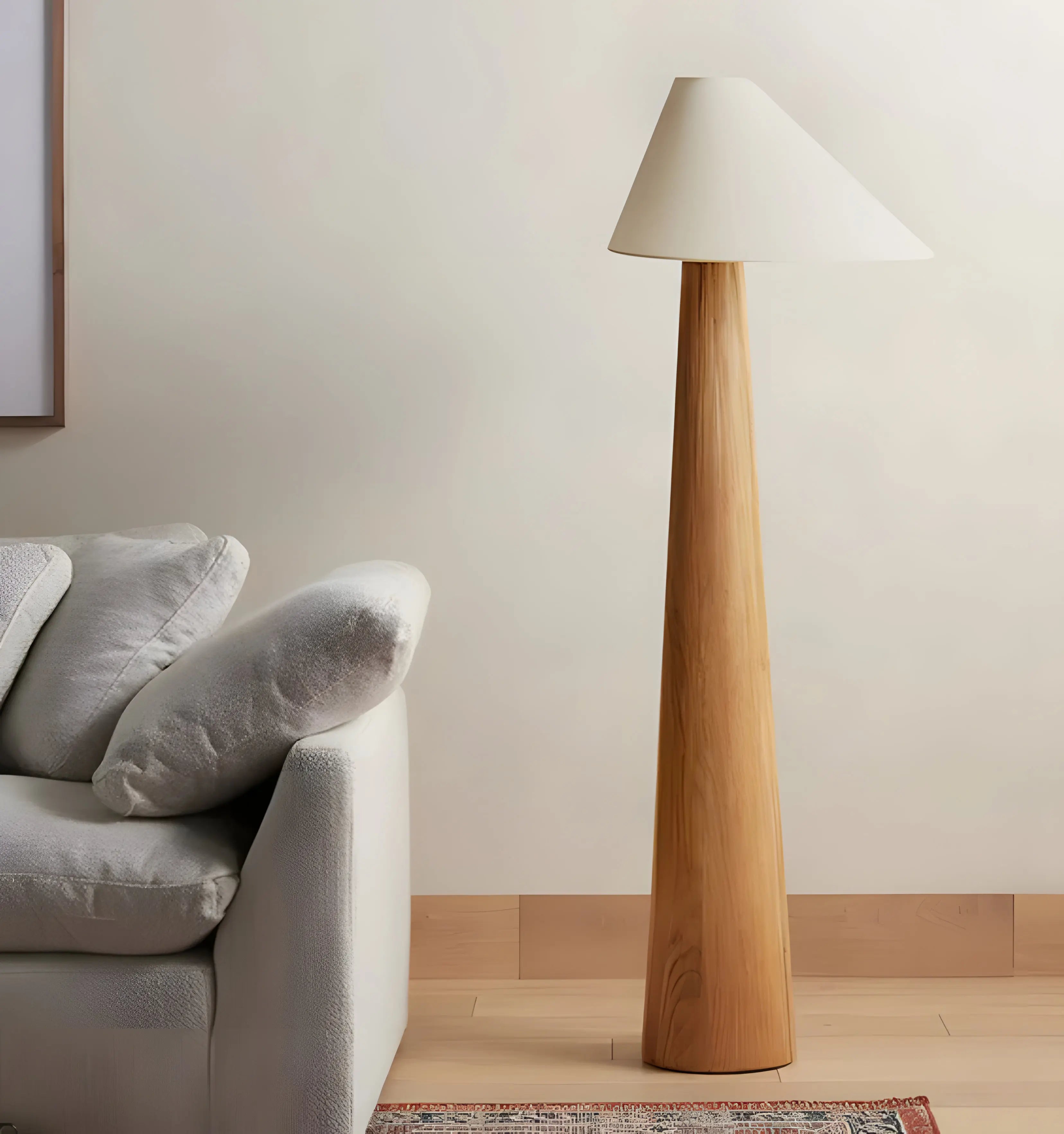 Alain Log Floor Lamp - NexioPick