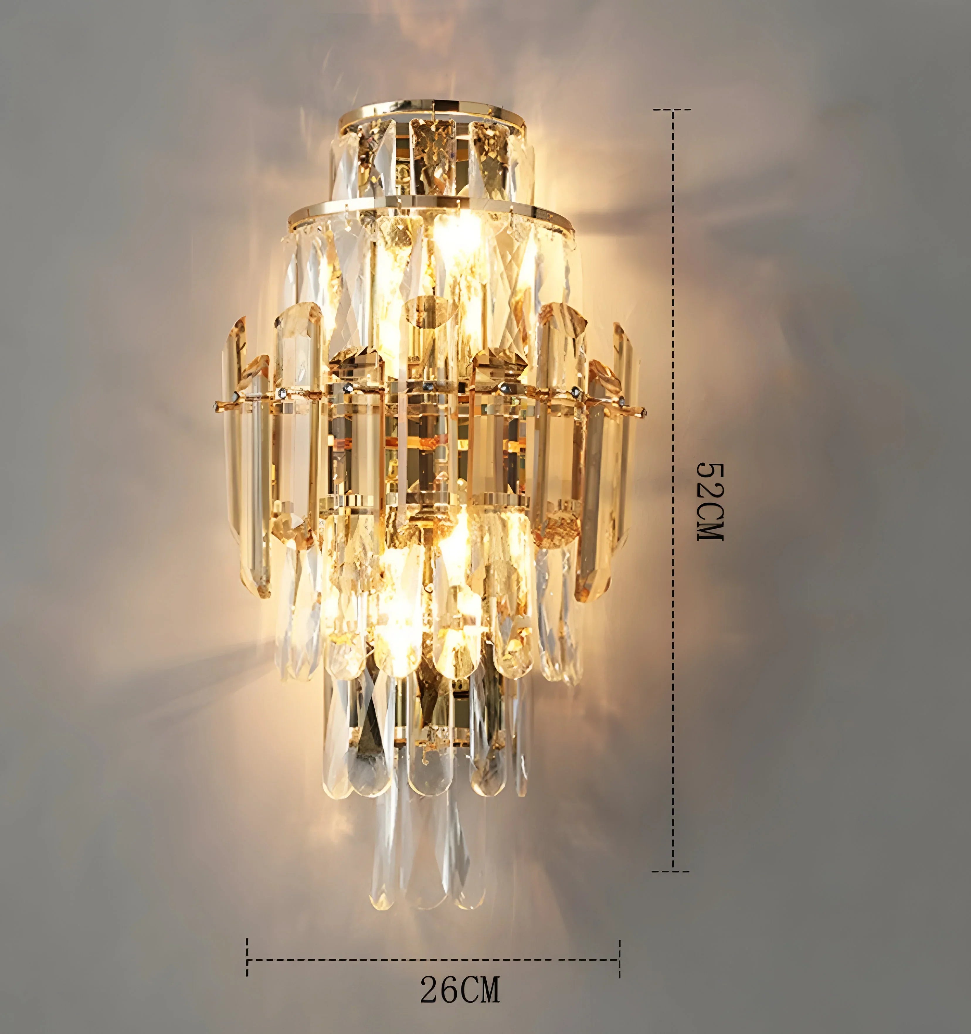 Alicia Crystal Wall Lamp - NexioPick