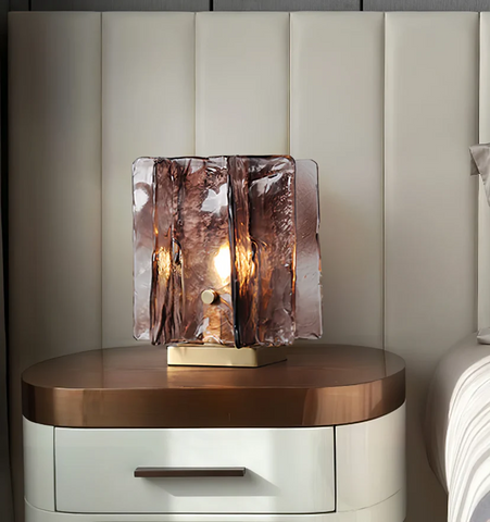 Amber Building Block Table Lamp - NexioPick