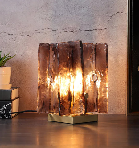 Amber Building Block Table Lamp - NexioPick