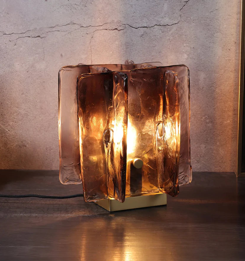 Amber Building Block Table Lamp - NexioPick