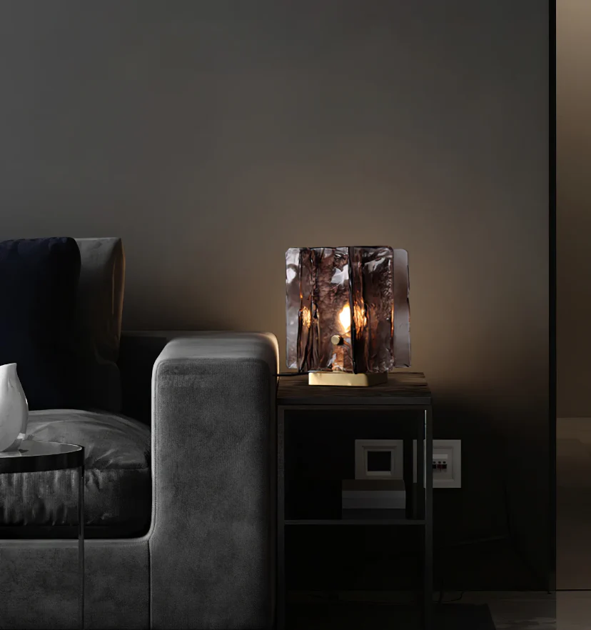 Amber Building Block Table Lamp - NexioPick