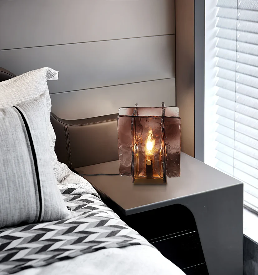 Amber Building Block Table Lamp - NexioPick