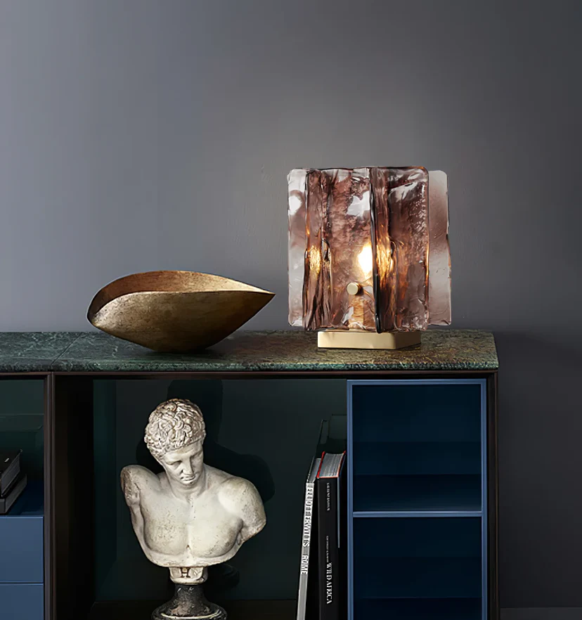 Amber Building Block Table Lamp - NexioPick