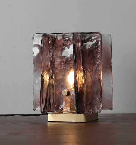 Amber Building Block Table Lamp - NexioPick
