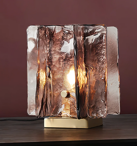 Amber Building Block Table Lamp - NexioPick