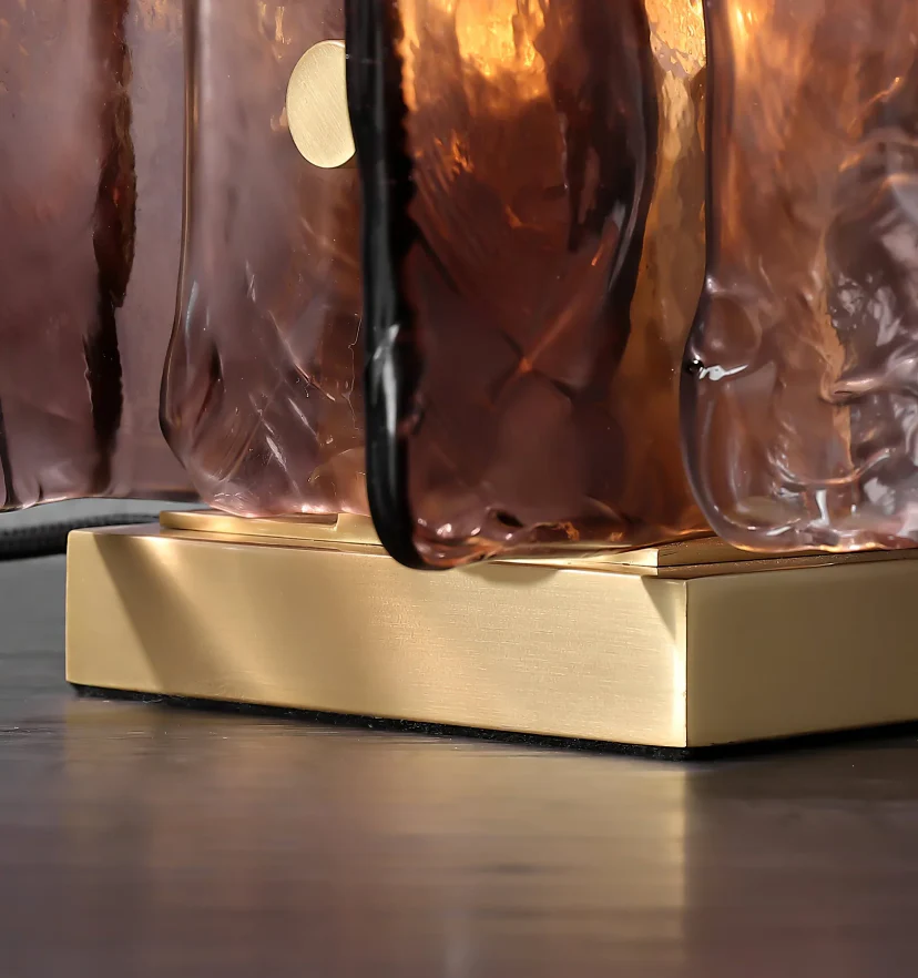 Amber Building Block Table Lamp - NexioPick