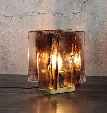 Amber Building Block Table Lamp - NexioPick