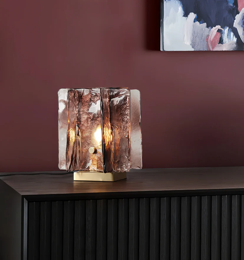 Amber Building Block Table Lamp - NexioPick
