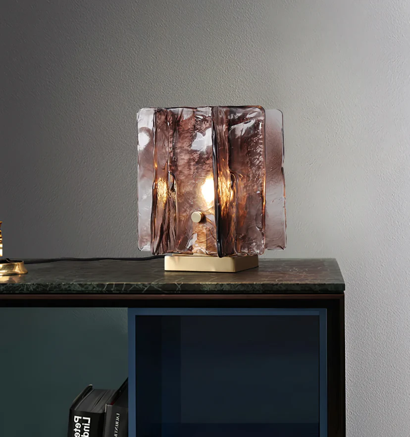 Amber Building Block Table Lamp - NexioPick