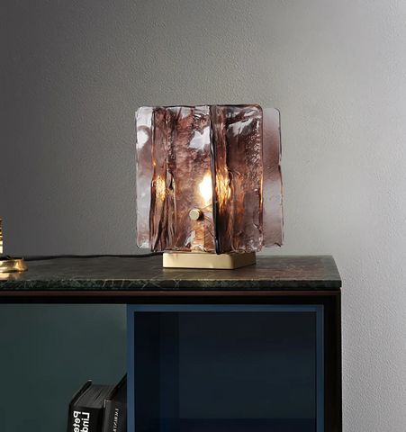 Amber Building Block Table Lamp - NexioPick