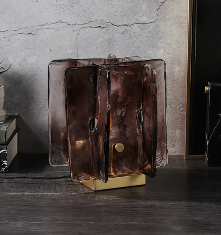 Amber Building Block Table Lamp - NexioPick