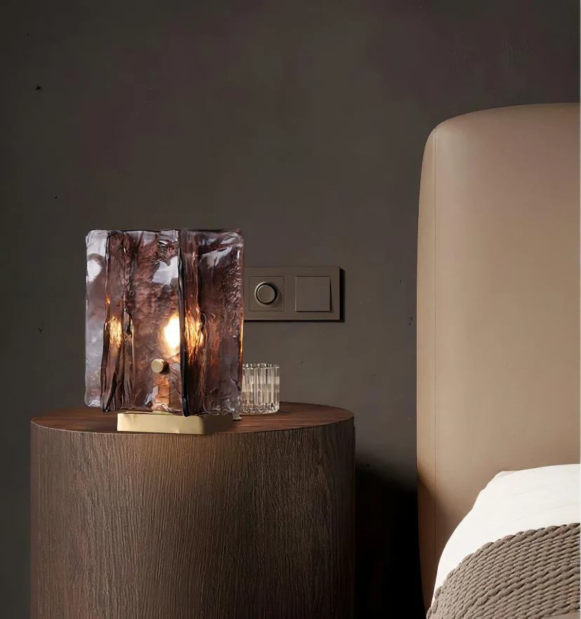 Amber Building Block Table Lamp - NexioPick