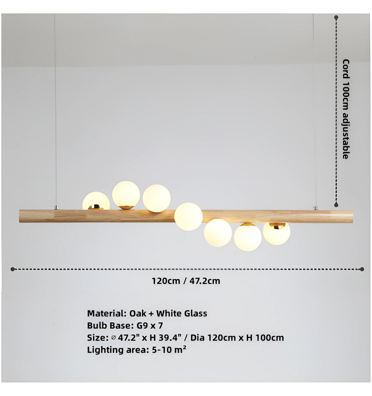 Amelia Log Bubble Chandelier - NexioPick
