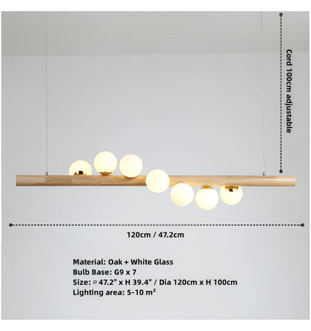 Amelia Log Bubble Chandelier - NexioPick