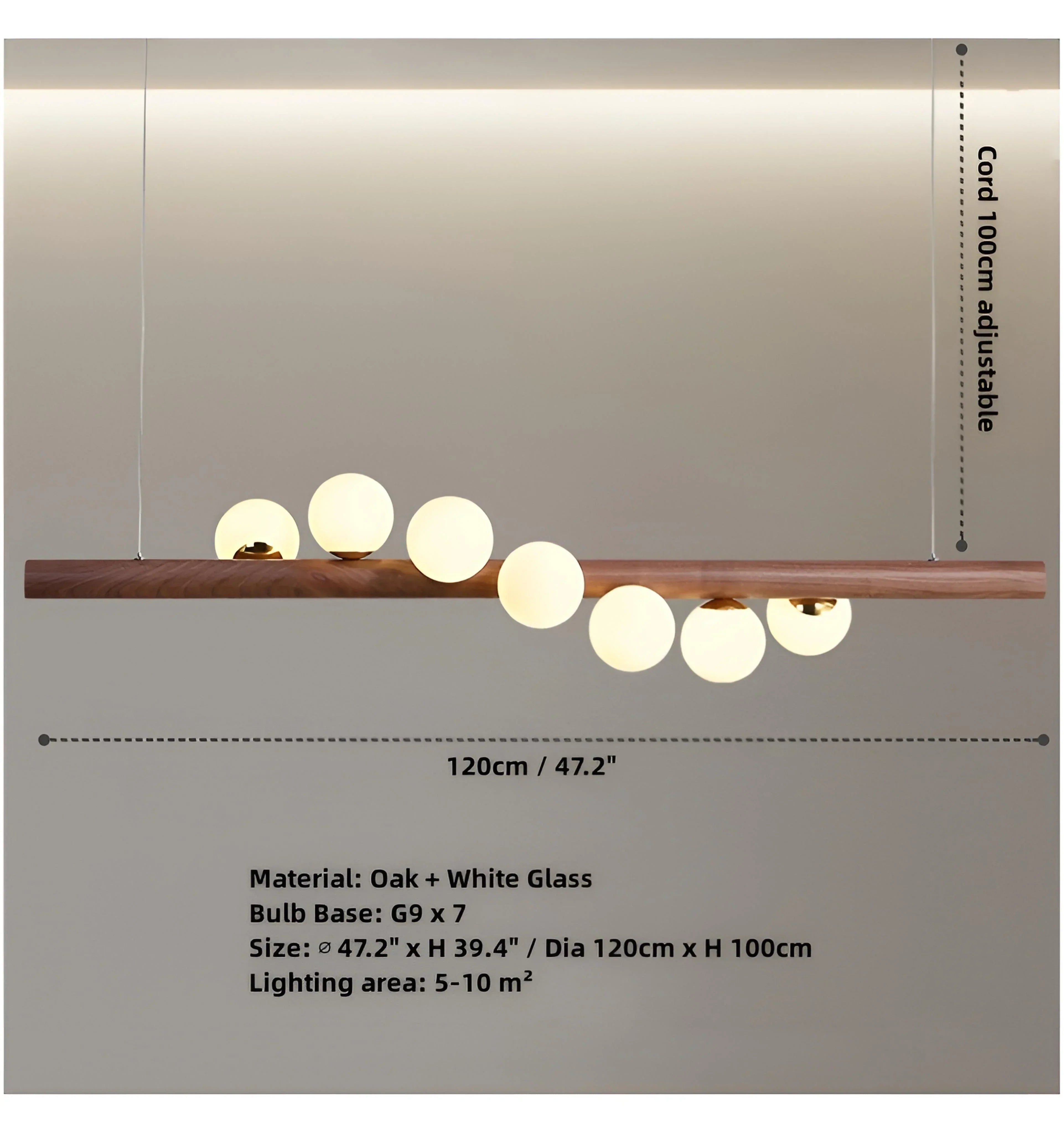 Amelia Log Bubble Chandelier - NexioPick