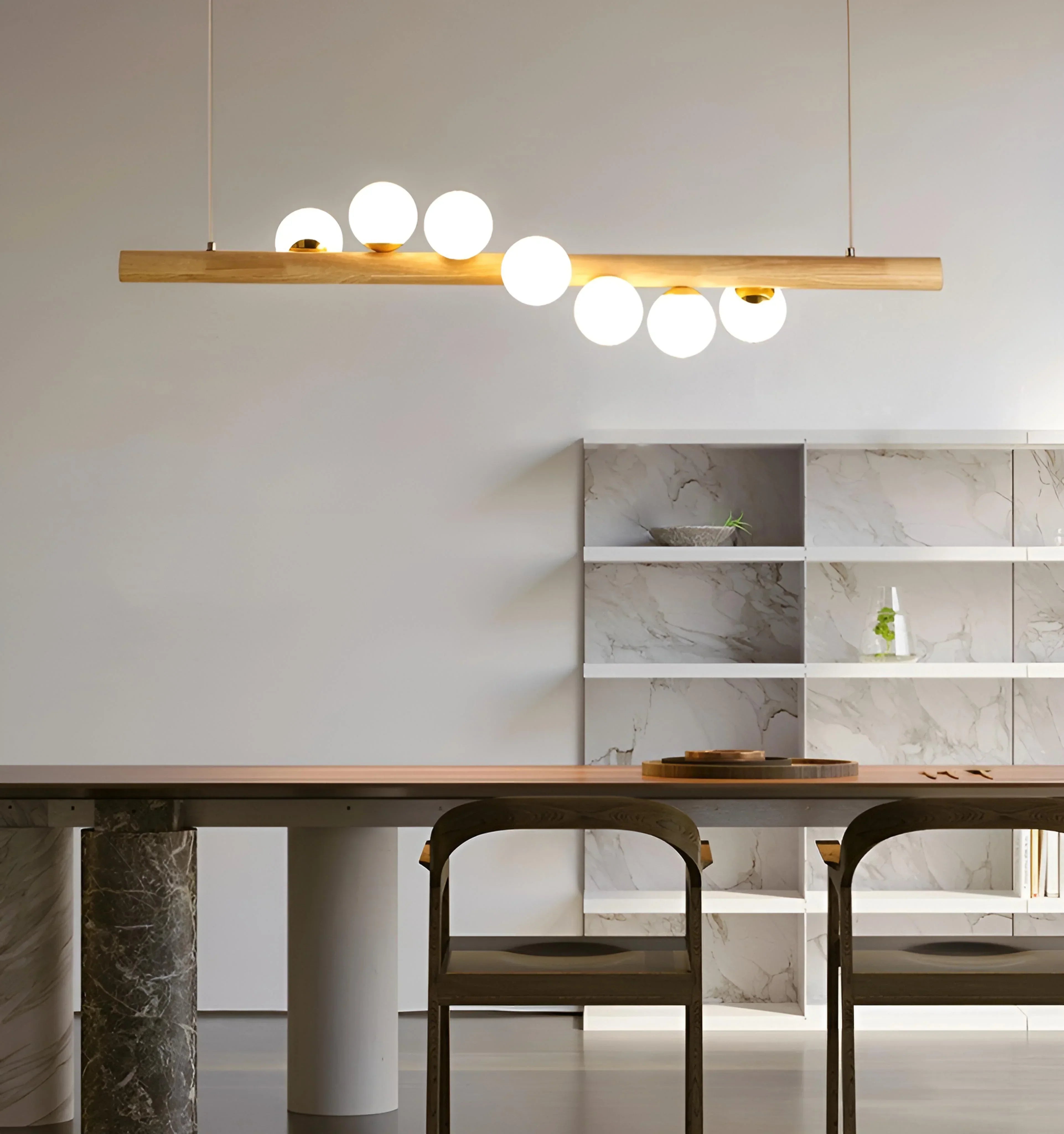 Amelia Log Bubble Chandelier - NexioPick