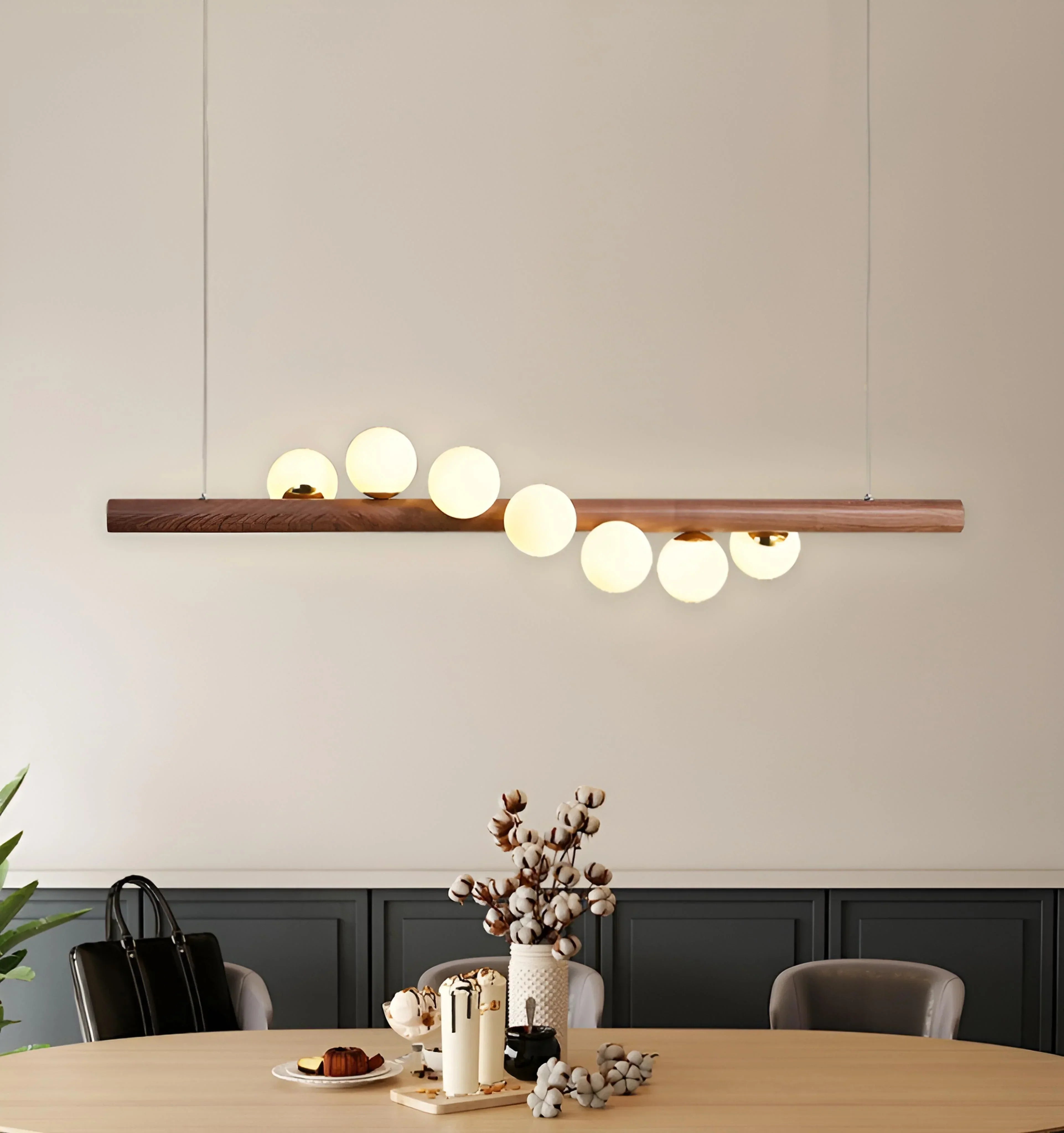 Amelia Log Bubble Chandelier - NexioPick