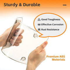 Anti-Theft License Plate Frame – Clear, Durable & Universal Protection (2-Pack)