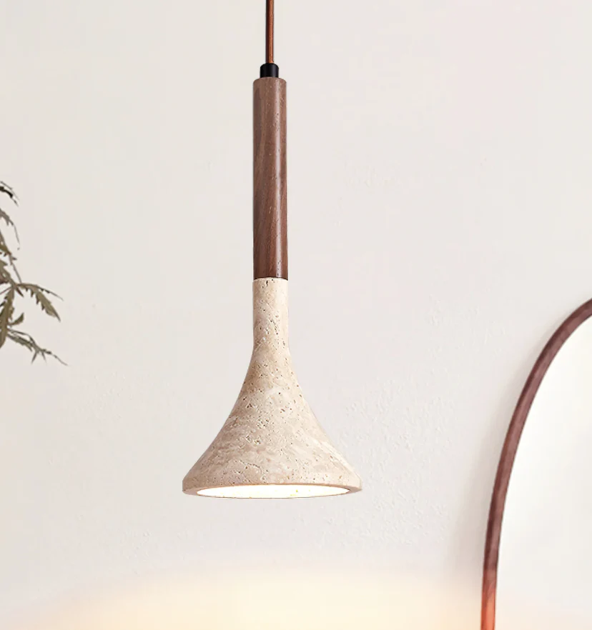 Aplomb Travertine Pendant Lamp - NexioPick
