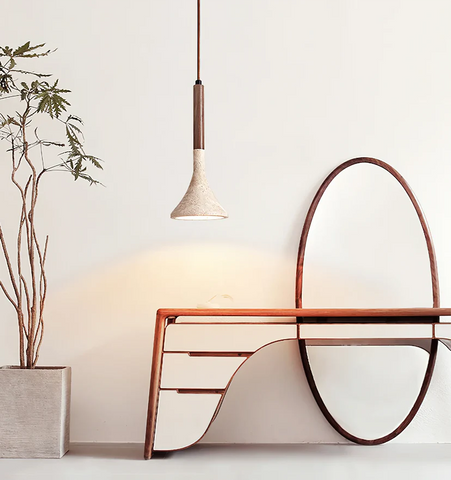 Aplomb Travertine Pendant Lamp - NexioPick