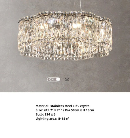Avery Crystal Chandelier - NexioPick