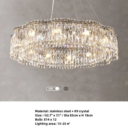 Avery Crystal Chandelier - NexioPick
