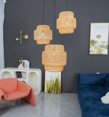 Bamboo Pendant Light - NexioPick