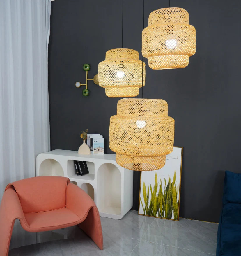 Bamboo Pendant Light - NexioPick