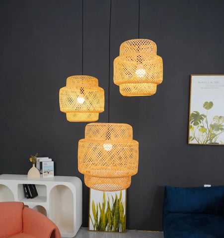 Bamboo Pendant Light - NexioPick