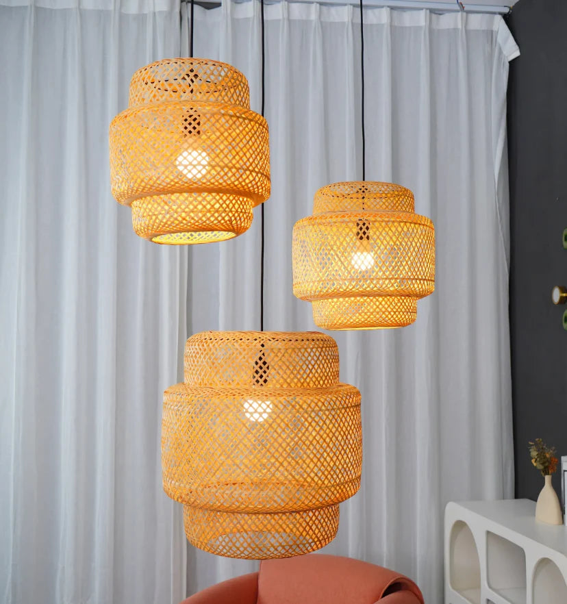 Bamboo Pendant Light - NexioPick