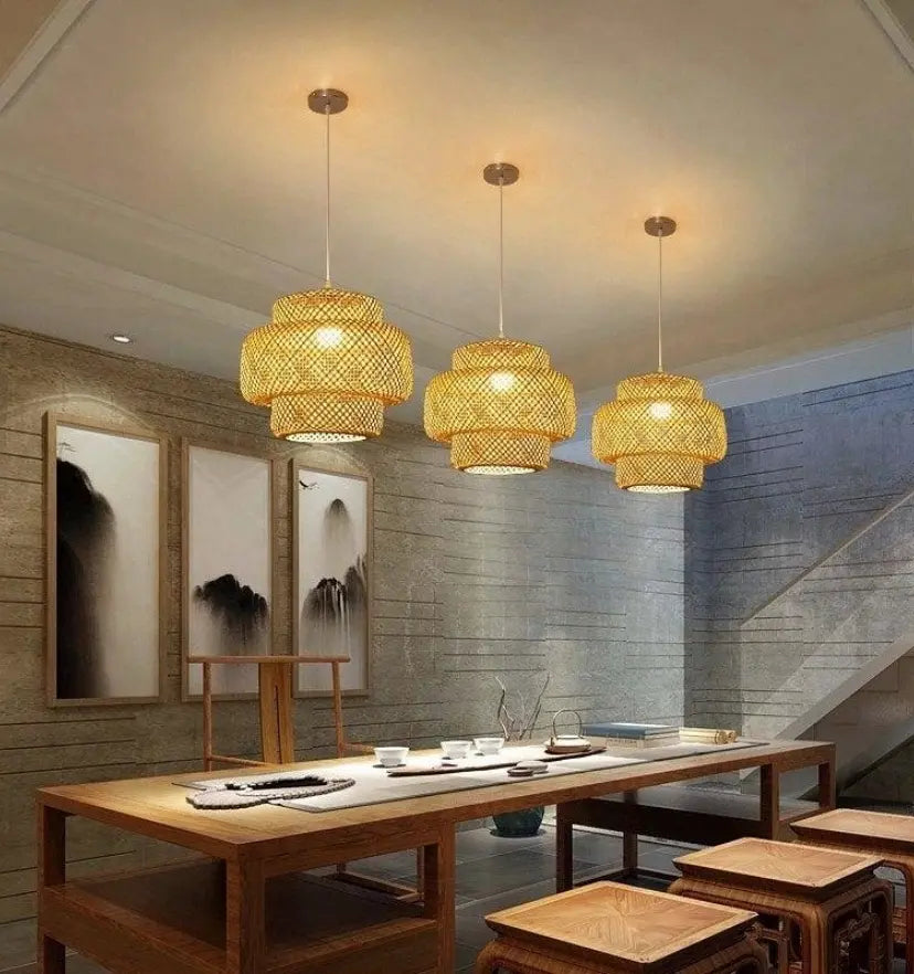Bamboo Pendant Light - NexioPick