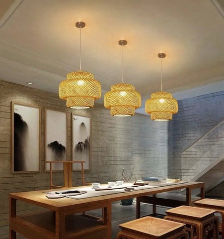 Bamboo Pendant Light - NexioPick