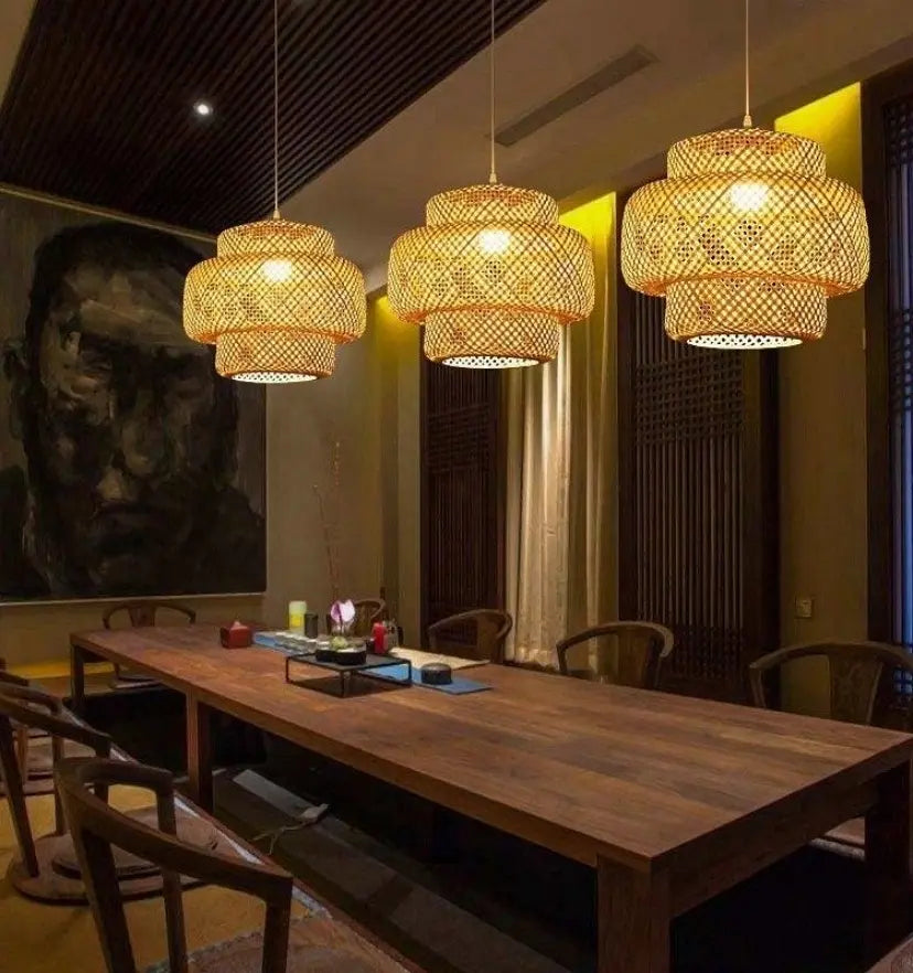 Bamboo Pendant Light - NexioPick