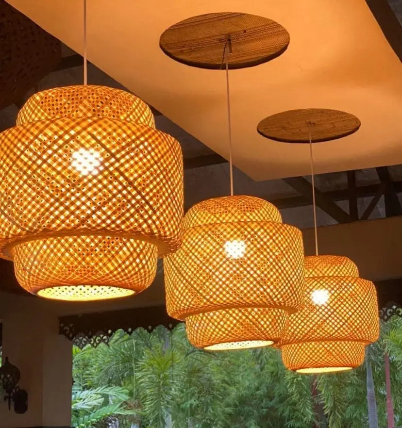 Bamboo Pendant Light - NexioPick