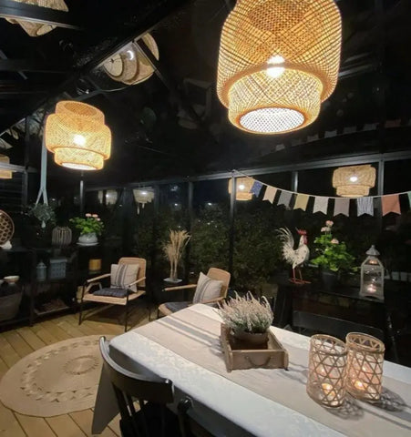 Bamboo Pendant Light - NexioPick