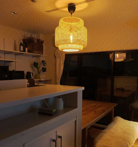 Bamboo Pendant Light - NexioPick