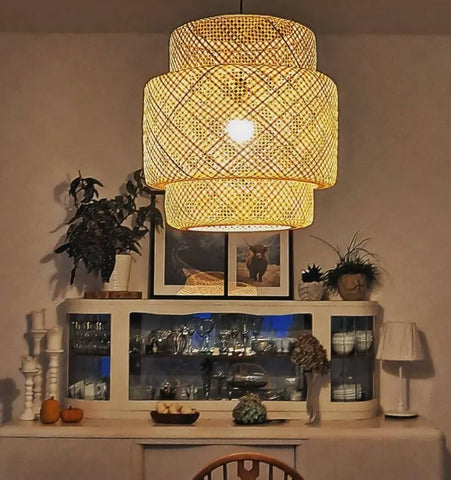 Bamboo Pendant Light - NexioPick