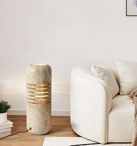 Big Stone Bucket Floor Lamp - NexioPick