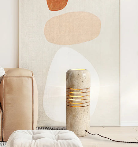 Big Stone Bucket Floor Lamp - NexioPick