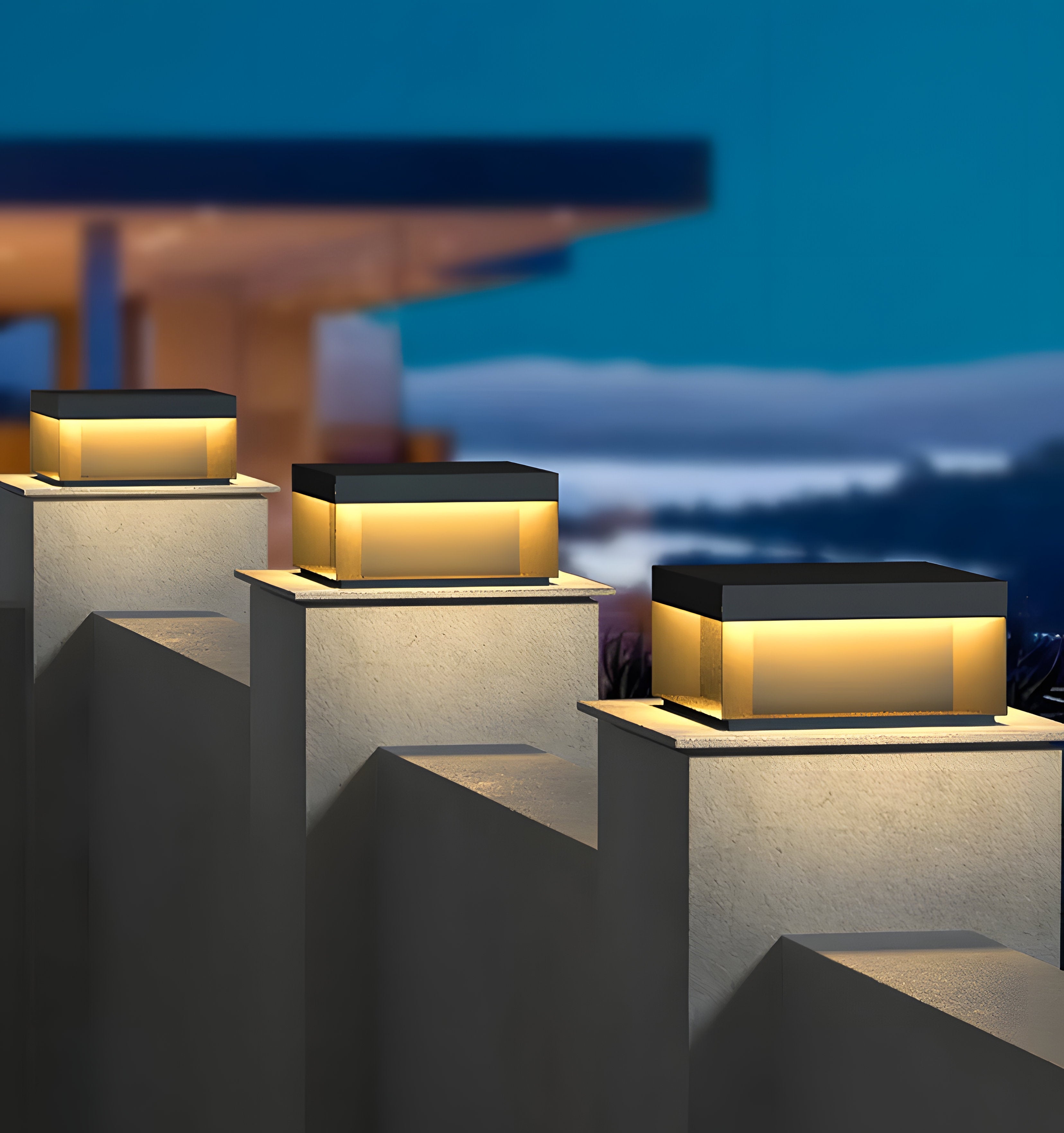 Black Box Outdoor Post Light - NexioPick