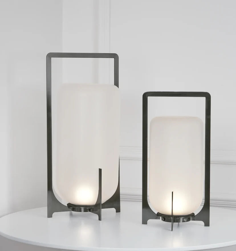 Steel Twilight Lantern Table Light - NexioPick