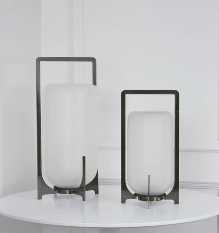 Steel Twilight Lantern Table Light - NexioPick