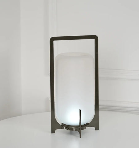Steel Twilight Lantern Table Light - NexioPick