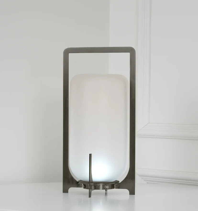 Steel Twilight Lantern Table Light - NexioPick